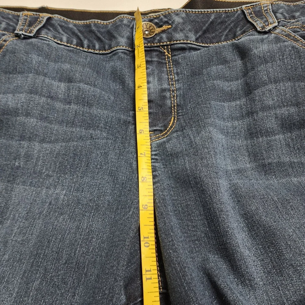 Democracy Absolution Booty Lift Plus Jegging Jeans Plus Size 24 Dark Indigo Wash - Picture 10 of 13